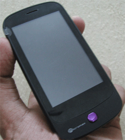 Black Micromax  QUBE X550