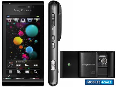 Black Sony Ericsson  Satio