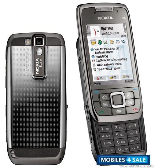 Silver Black Nokia E66