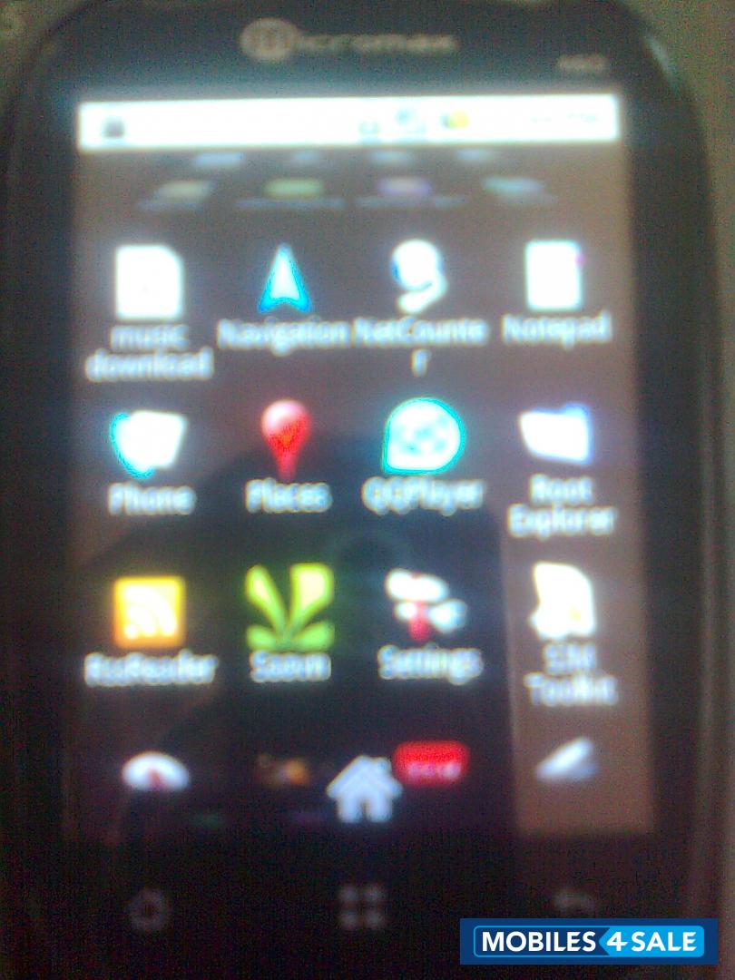 Black Micromax  a60