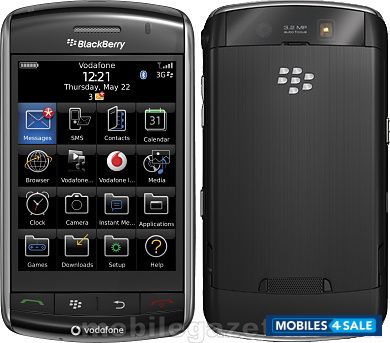 Black BlackBerry Storm