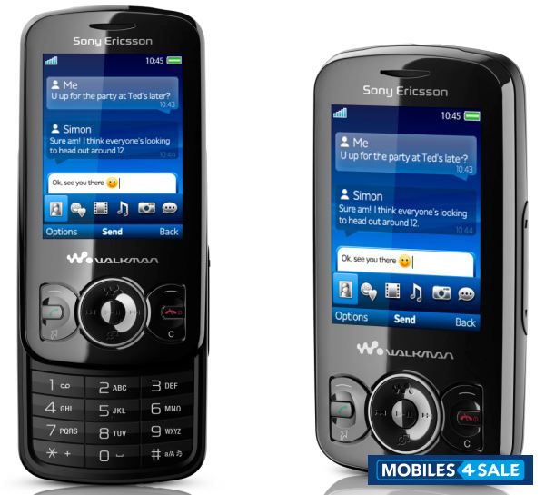 Black Sony Ericsson W-series w100i