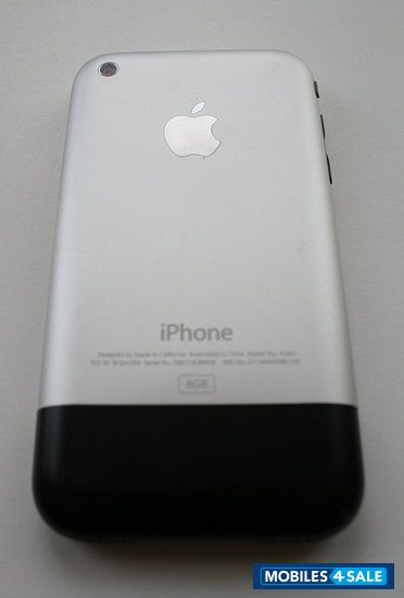 Metal-black Apple iPhone