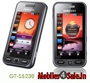 Black Samsung  GT-S5233A