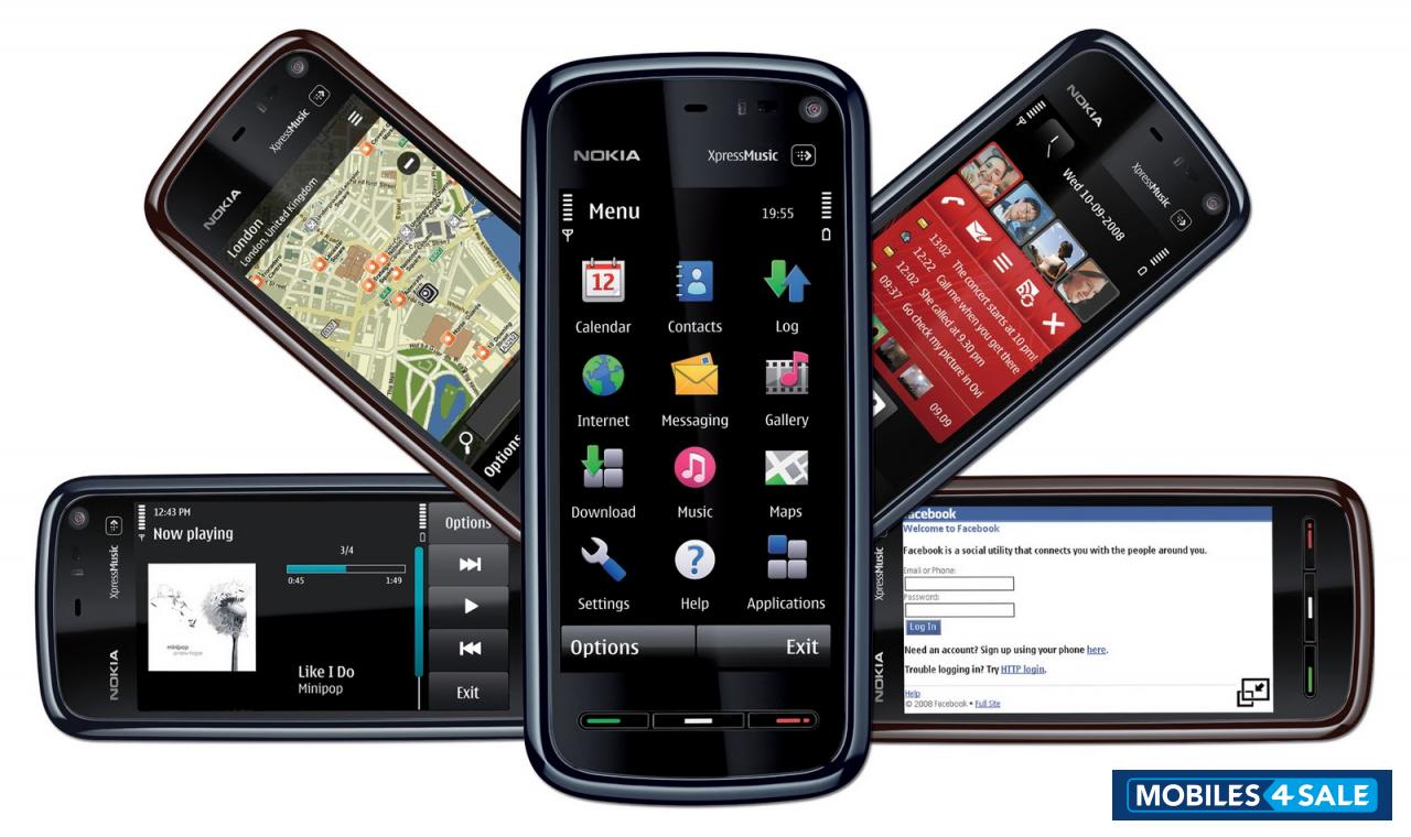 Black Nokia XpressMusic 5800