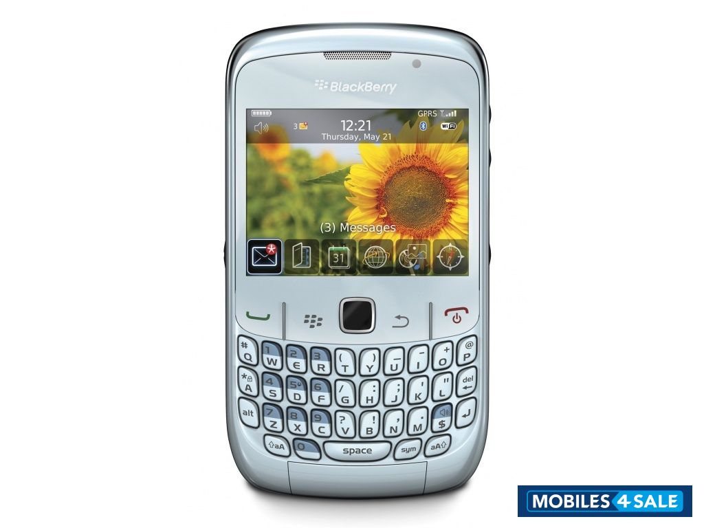 White BlackBerry Curve 8520