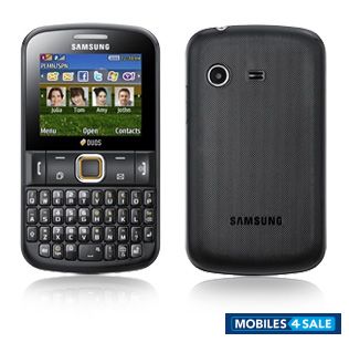 Black Samsung  Chat A222