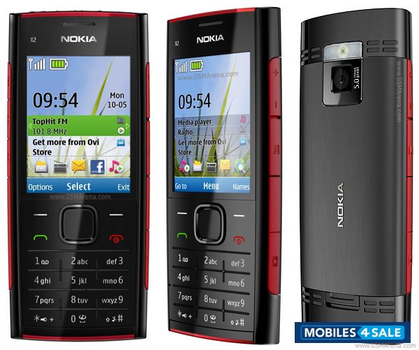 Black And Red Nokia X2