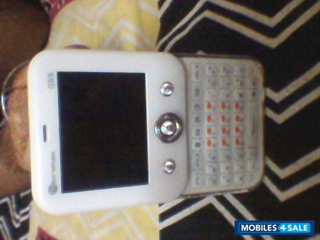 Pearl White Micromax  q55 bling