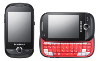 Black Samsung  Corby Pro B5310 - Samsung