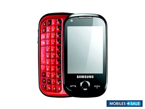 Black With Red Keypad Samsung Corby