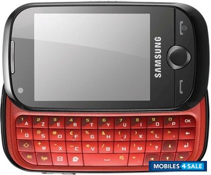 Black With Red Keypad Samsung Corby