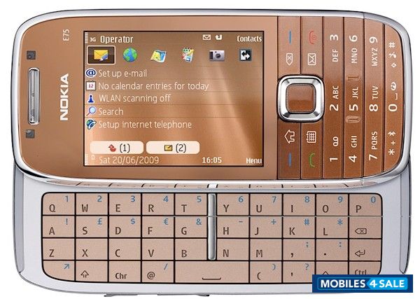 Gold Nokia E75