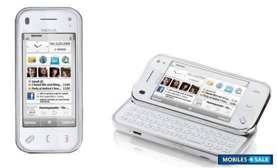 White Nokia N97 Mini