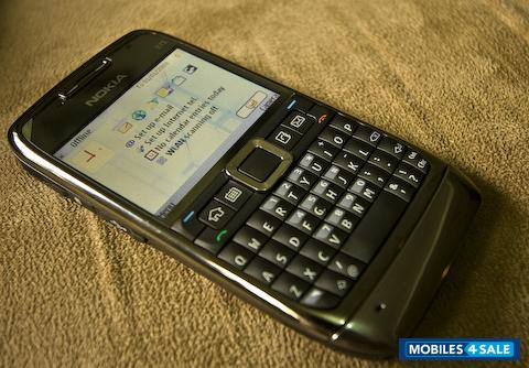 Silver With Black Nokia E71