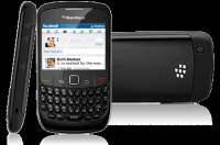 Black BlackBerry Curve