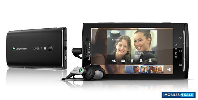 Black Sony Ericsson Xperia X10