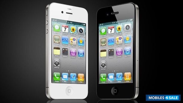 White And Black Apple  iPhone CDMA