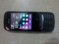 Black Nokia C-series C2-02 Touch & Type