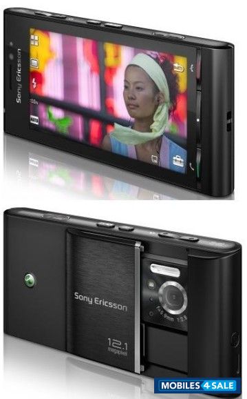 Black Sony Ericsson  Satio