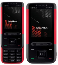 Red Nokia XpressMusic 5610