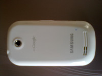 Black With White Back Cover Samsung Galaxy 5