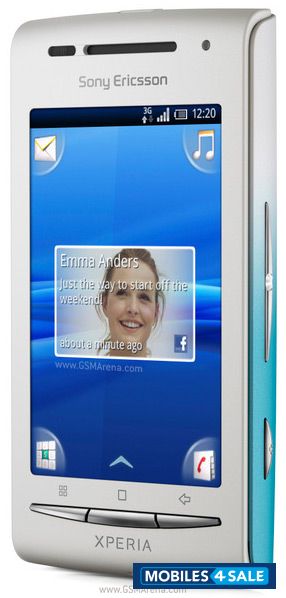 White Sony Ericsson Xperia X8