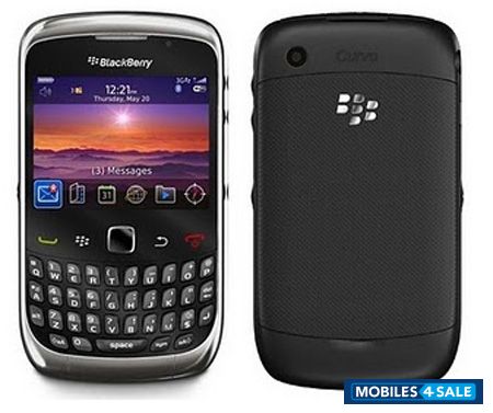 Black BlackBerry Curve 9300