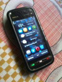 Blue Black Nokia XpressMusic 5800