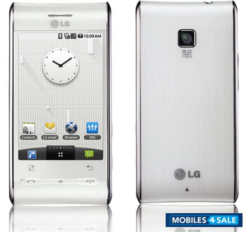 White LG  gt 540 android