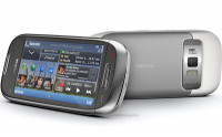 Metallic Black Nokia C-series c-7