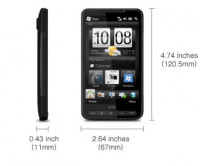 Black HTC  HD2 T8585