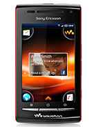 Black-orange Sony Ericsson Xperia W8