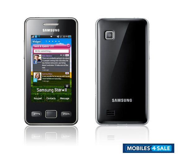 Black Samsung  star 2 s-5263