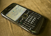 Metallic Brown/black Nokia E71