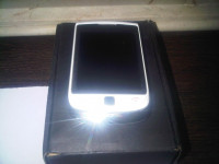 White BlackBerry  9800