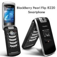 Black BlackBerry  8220