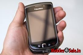 Black BlackBerry  torch 9800