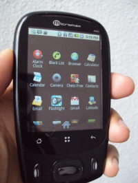 Black Micromax  a60