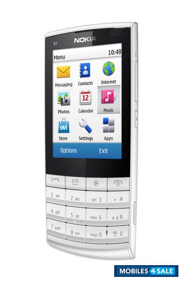 Pearl White Nokia X3