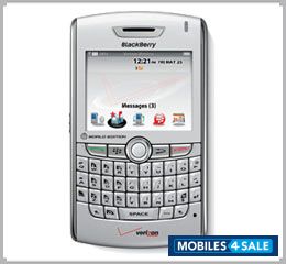 Silver BlackBerry Curve 8830 world edition