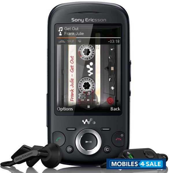 Black Sony Ericsson W-series w20