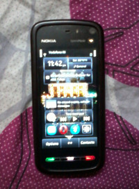 Red Nokia XpressMusic 5800