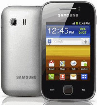 Silver Samsung Galaxy Y