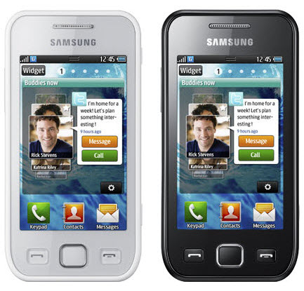 Silver Samsung Galaxy Y