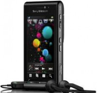 Black Sony Ericsson  SATIO