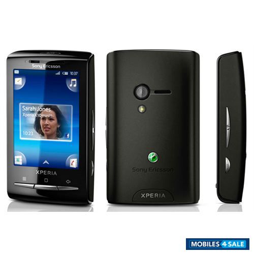 Black Sony Ericsson Xperia X10