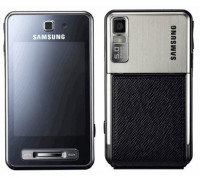 Silver Black Samsung SGH-F480