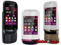 White Nokia C2-03