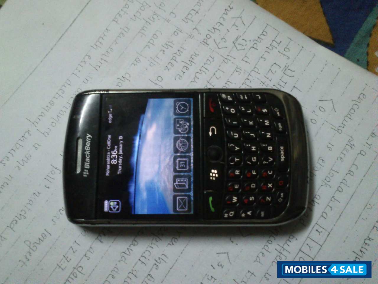 Black BlackBerry Curve 8900